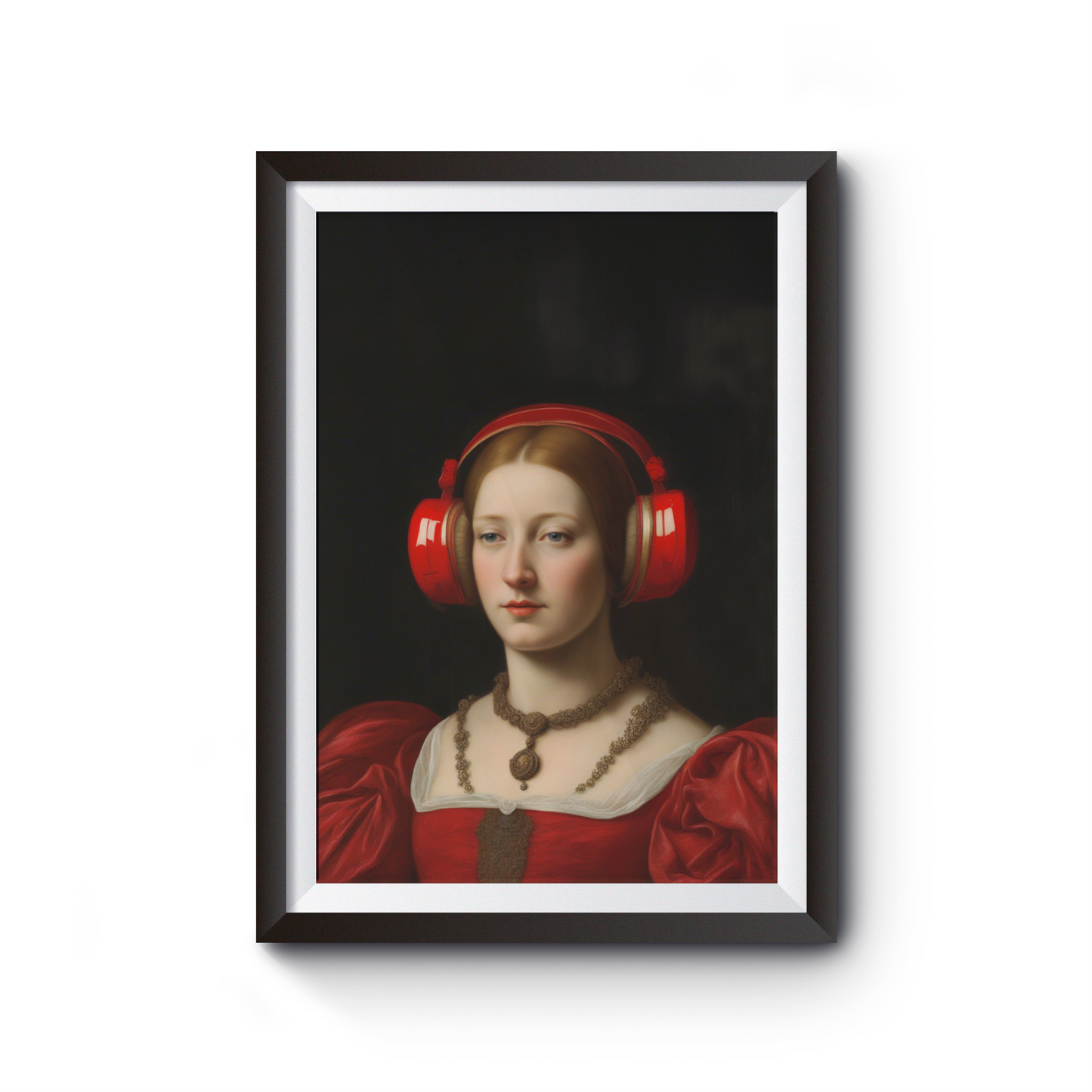 Casque Rouge Femme