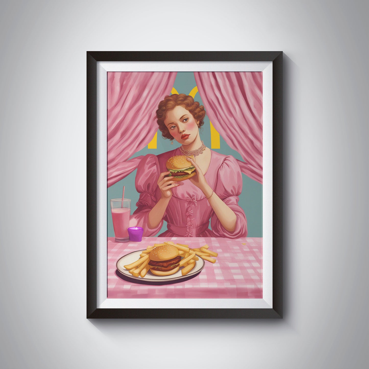 Pink Hamburger - Lady Hamburger