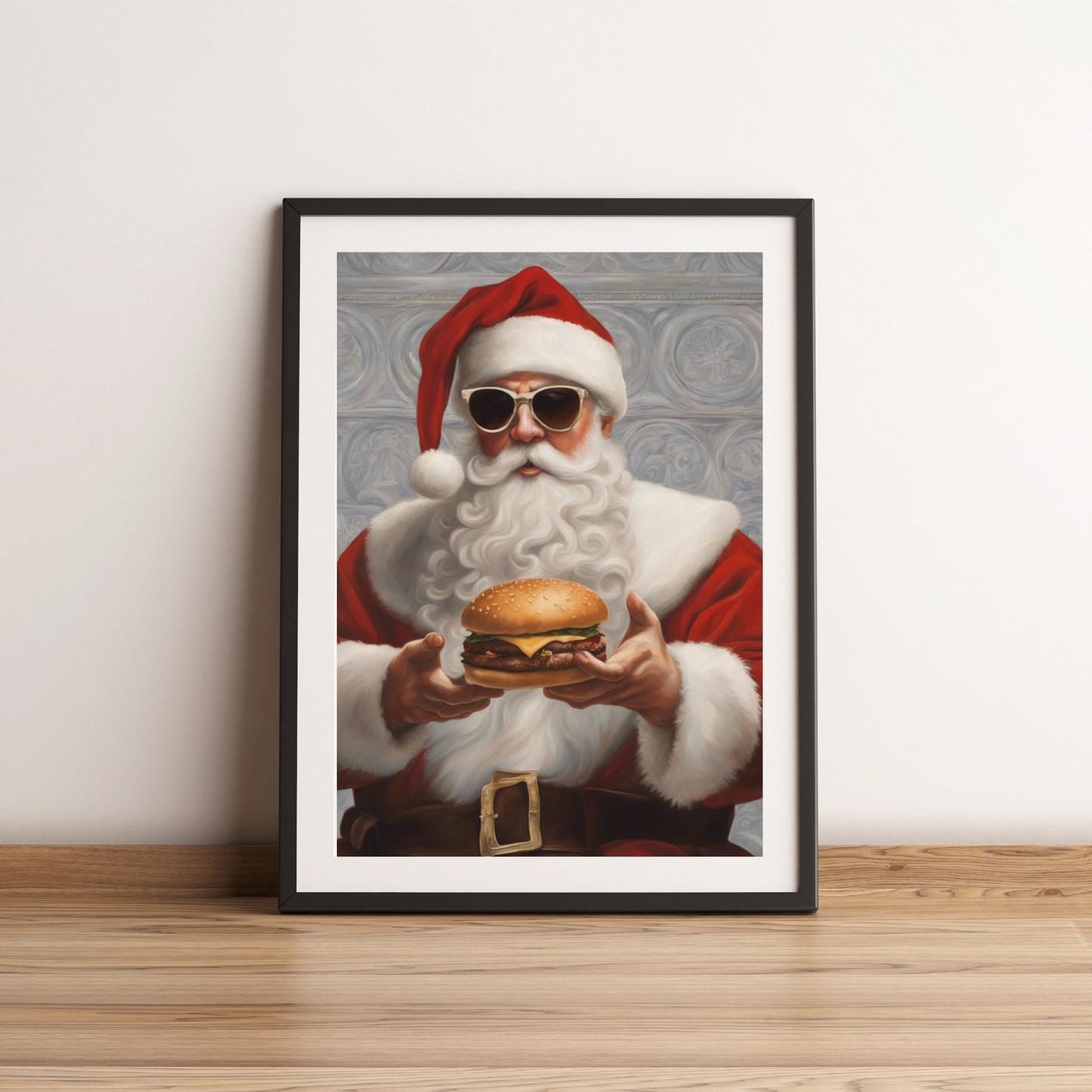 Père Noël hamburger